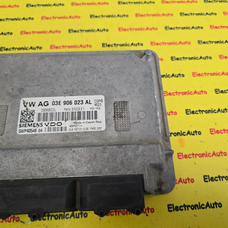 ECU Calculator Motor VOLKSWAGEN POLO, 03E906023AL, 5WP40546 04, 5WP4054604,