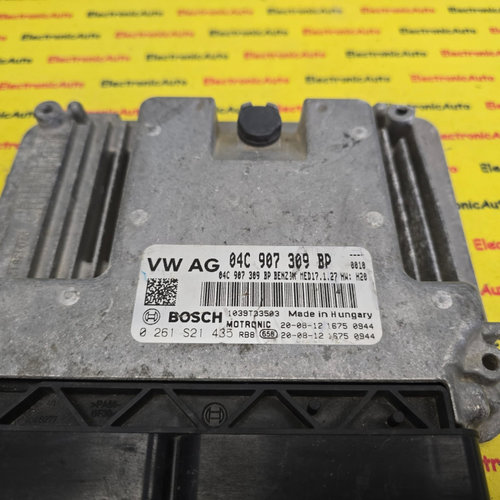 ECU Calculator Motor VOLKSWAGEN POLO, SKODA FABIA, 0261S21435, 04C907309BP, MED17127,