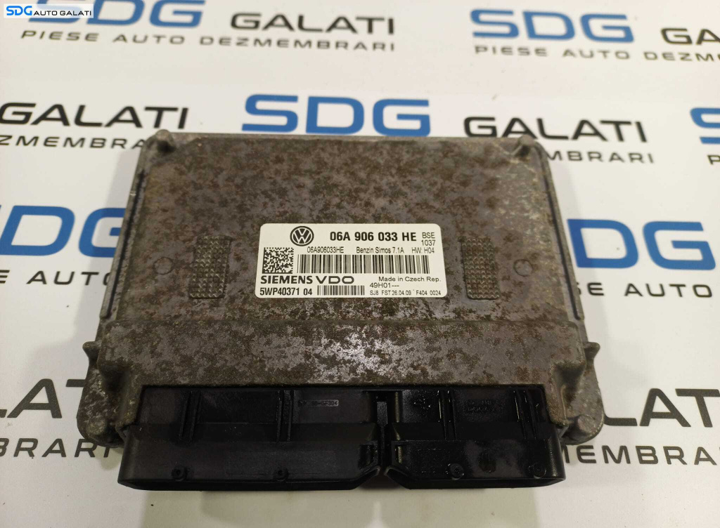 ECU Calculator Motor Volkswagen Skoda Seat Audi 1.6 BSE 2004 - 2009 Cod 06A906033HE 5WP40371 04 [L1145] [L1146]