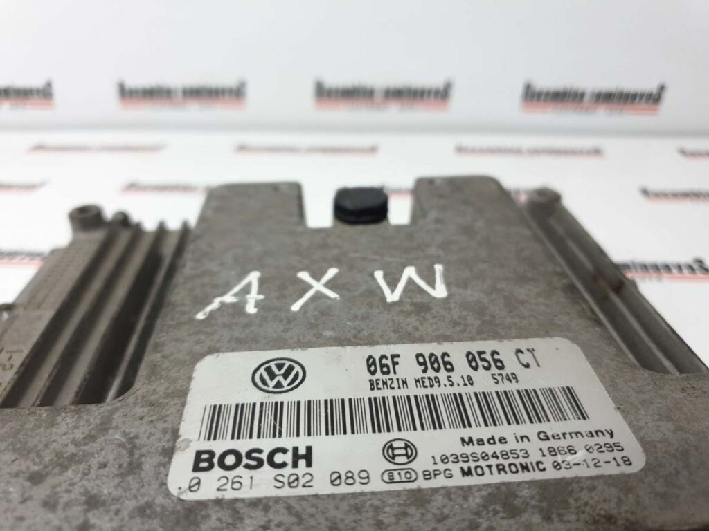 ECU Calculator Motor VOLKSWAGEN TOURAN, 0261S02089, MED9510, 06F906056CT,
