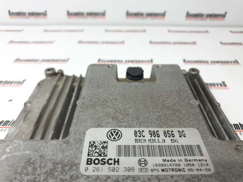 ECU Calculator Motor VOLKSWAGEN TOURAN, 0261S02308, MED9510, 03C906056DG,