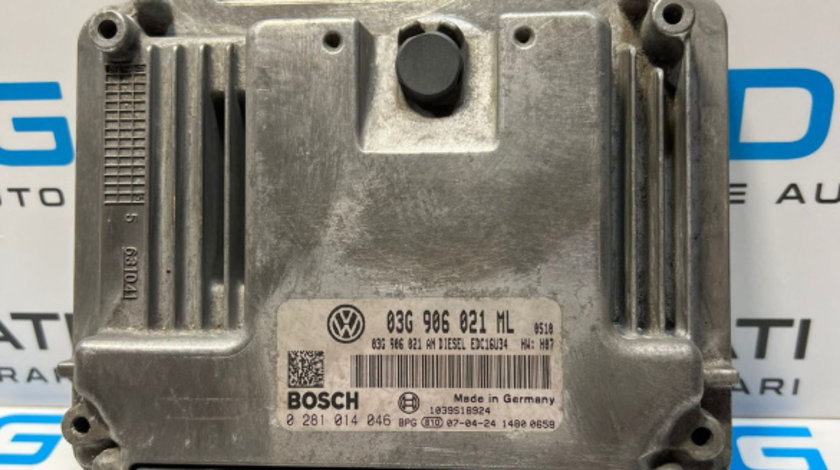 ECU Calculator Motor Volkswagen Touran 1.9 TDI BXF 2003 - 2010 Cod 03G906021ML 03G906021AN 0281014046