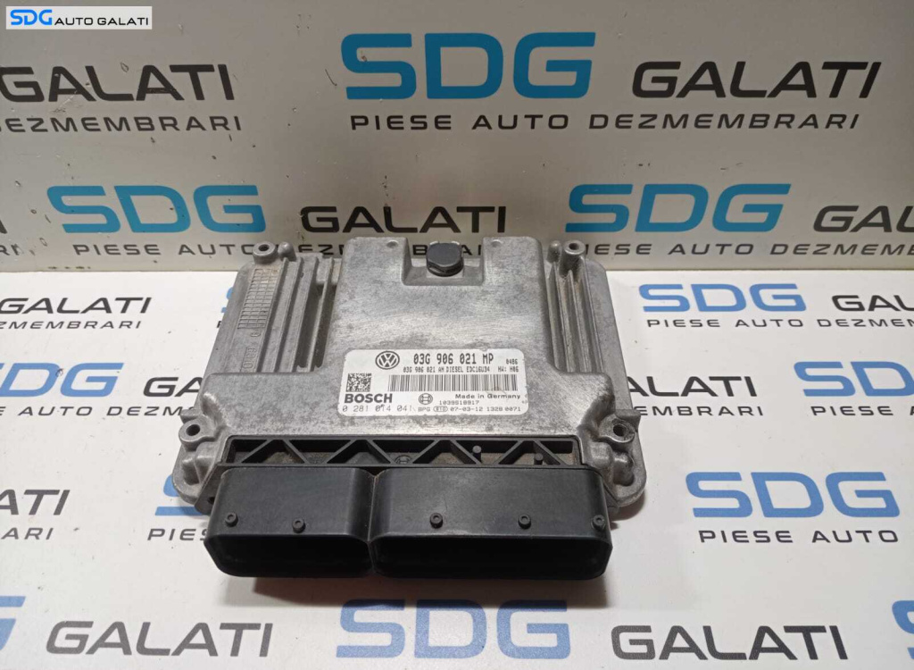 ECU Calculator Motor Volkswagen Touran 2.0 TDI 2003 - 2010 Cod 03G906021MP 03G906021AN 0281014041 [M4390]
