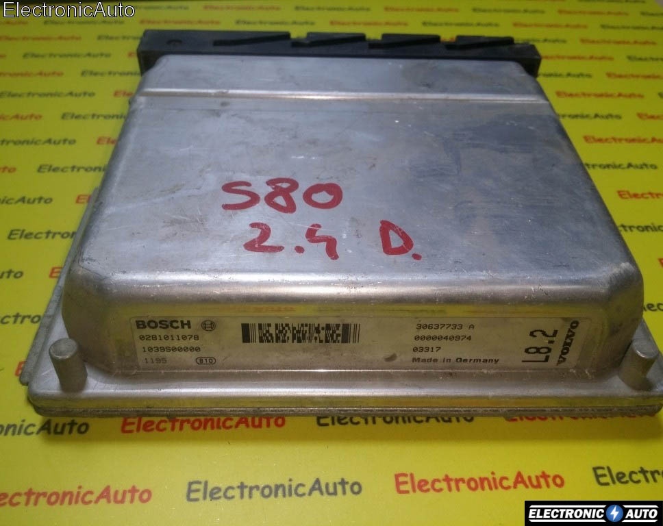 ECU Calculator motor Volvo S80 2.4TD 0281011078