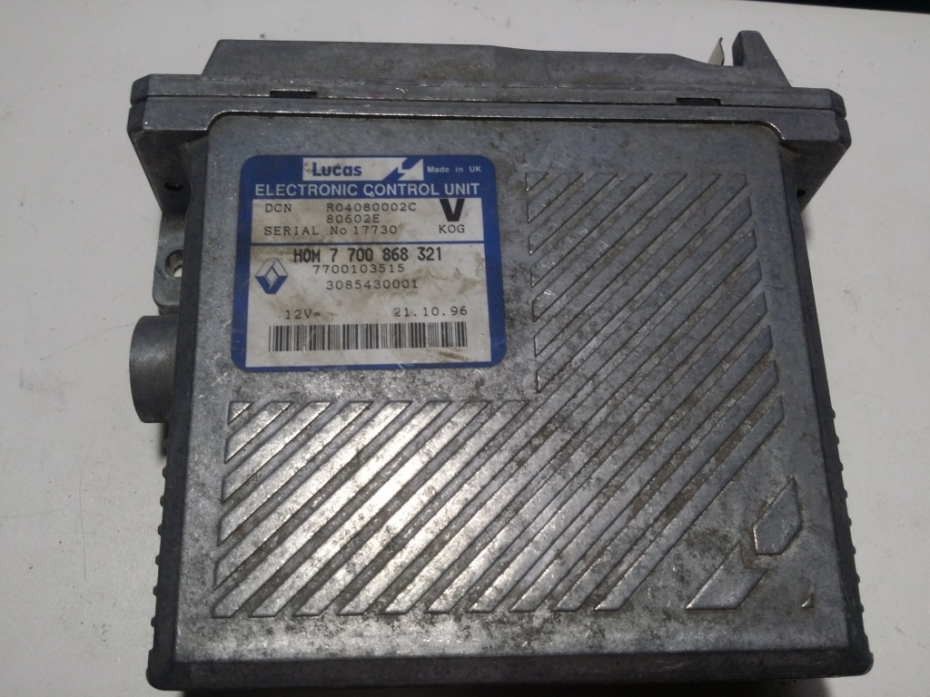 ECU Calculator motor Volvo V40 1.9TD HOM7700868321 LUCAS
