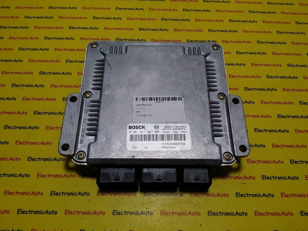 ECU Calculator motor Volvo V40 1.9TI 0281011087, HOM8200065996