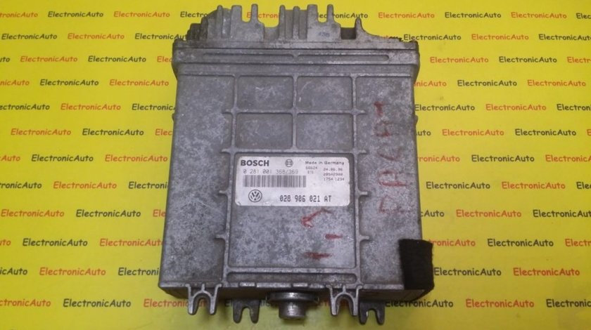 ECU Calculator Motor VW, 0281001368/369, 028906021AT