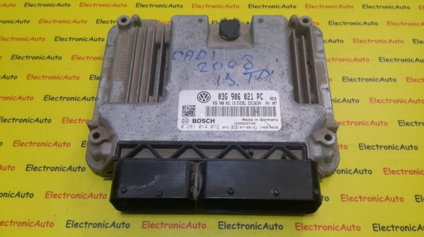 ECU Calculator Motor VW, 0281014072, 03G906021PC