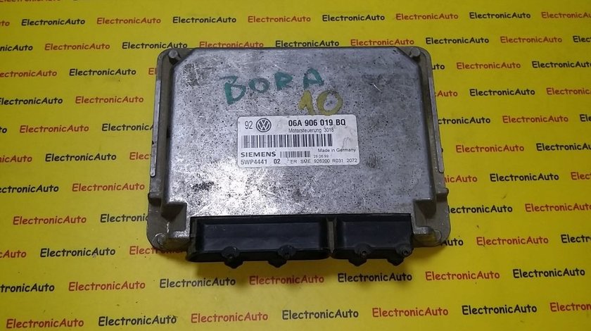 ECU Calculator motor VW Bora 06A906019BQ, 5WP444102