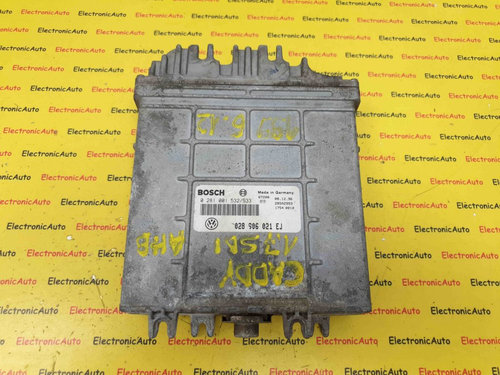 ECU Calculator Motor VW Caddy 1.9 SDi, Seat Inca 1.7, 028906021EJ, 0281001532/533,
