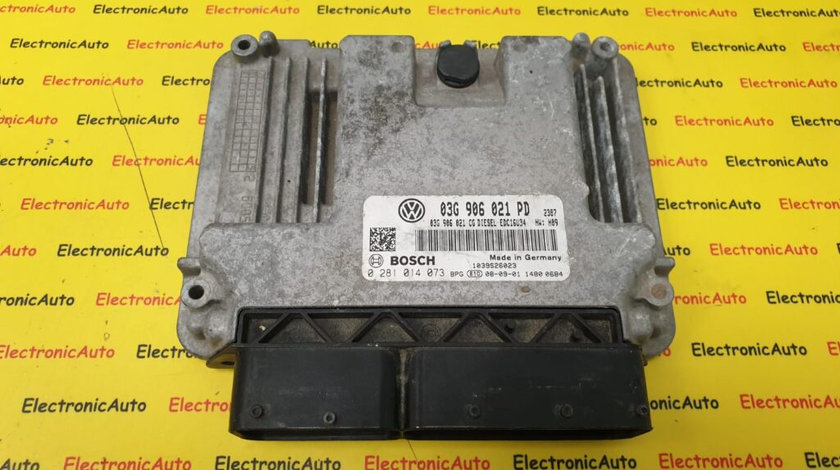 ECU Calculator Motor VW Caddy 1.9 tdi, 0281014073, 03G906021PD, EDC16U34