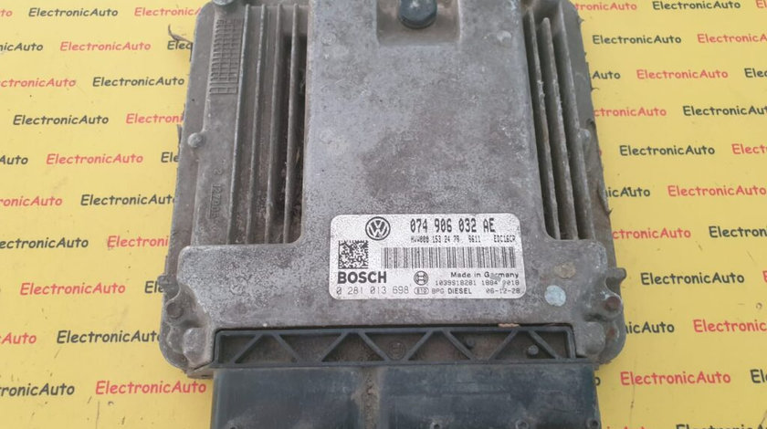 ECU Calculator Motor VW Crafter 2.5 TDi, 0281013698, 074906032AE