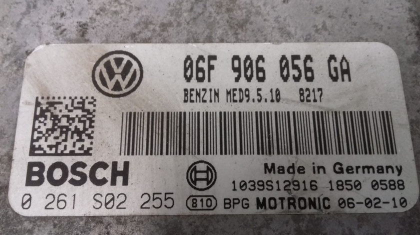 ECU Calculator Motor Vw Eos 2.0 FSI, 06F906056GA, 0261S02255 (B5RST)