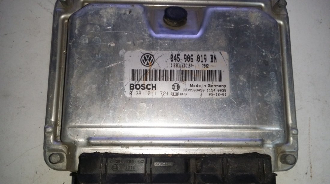 ECU Calculator motor VW Fox 1.4TDI 0281011721