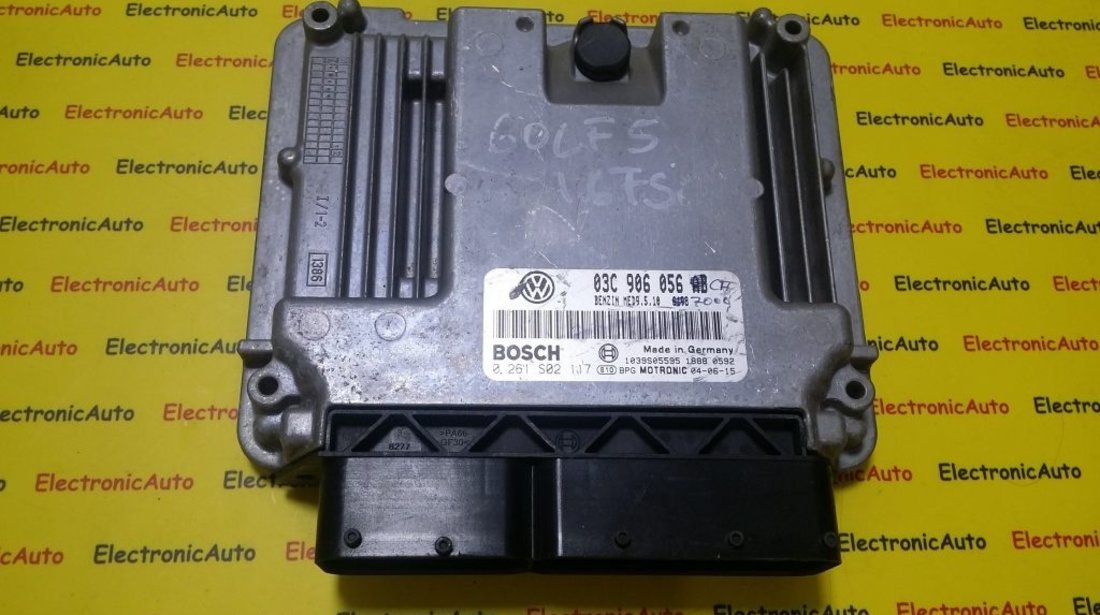 ECU Calculator motor Vw Golf 03C906058CA, 0261S02149, MED9.5.10