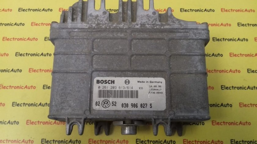 ECU Calculator Motor Vw Golf 1.6, 030906027S, 0261203613/614