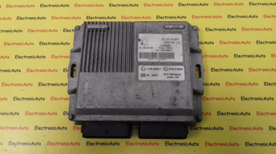 ECU Calculator Motor Vw Golf 1.6 GPL, 616662000, 67R016002