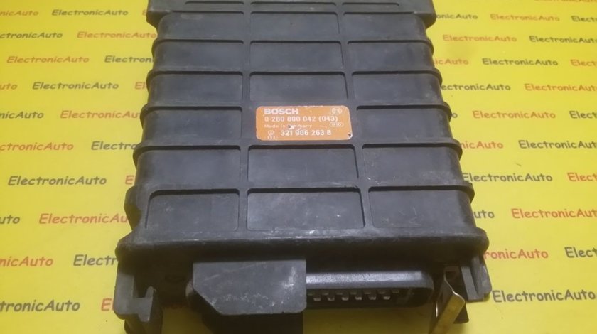 ECU Calculator motor Vw Golf 2 Jetta 0280800042043, 321906263B