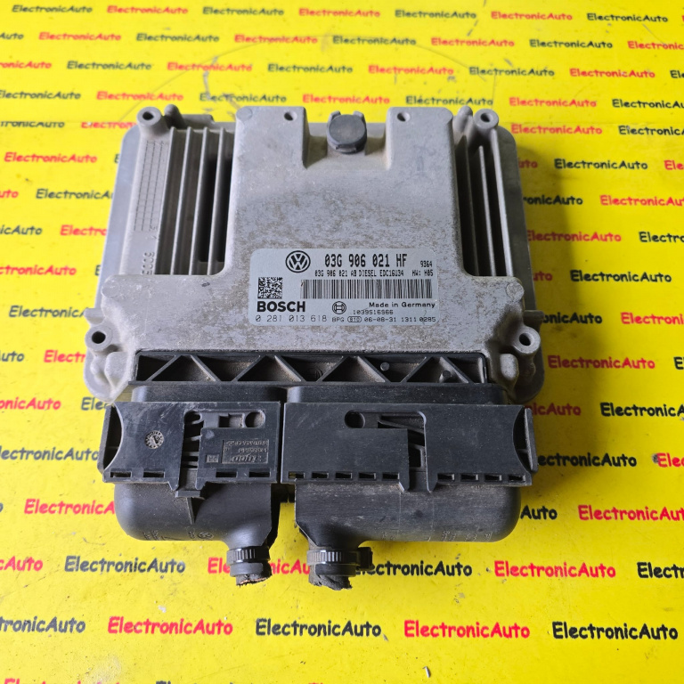 ECU Calculator motor VW GOLF 5, 03G906021HF, 0281013618,
