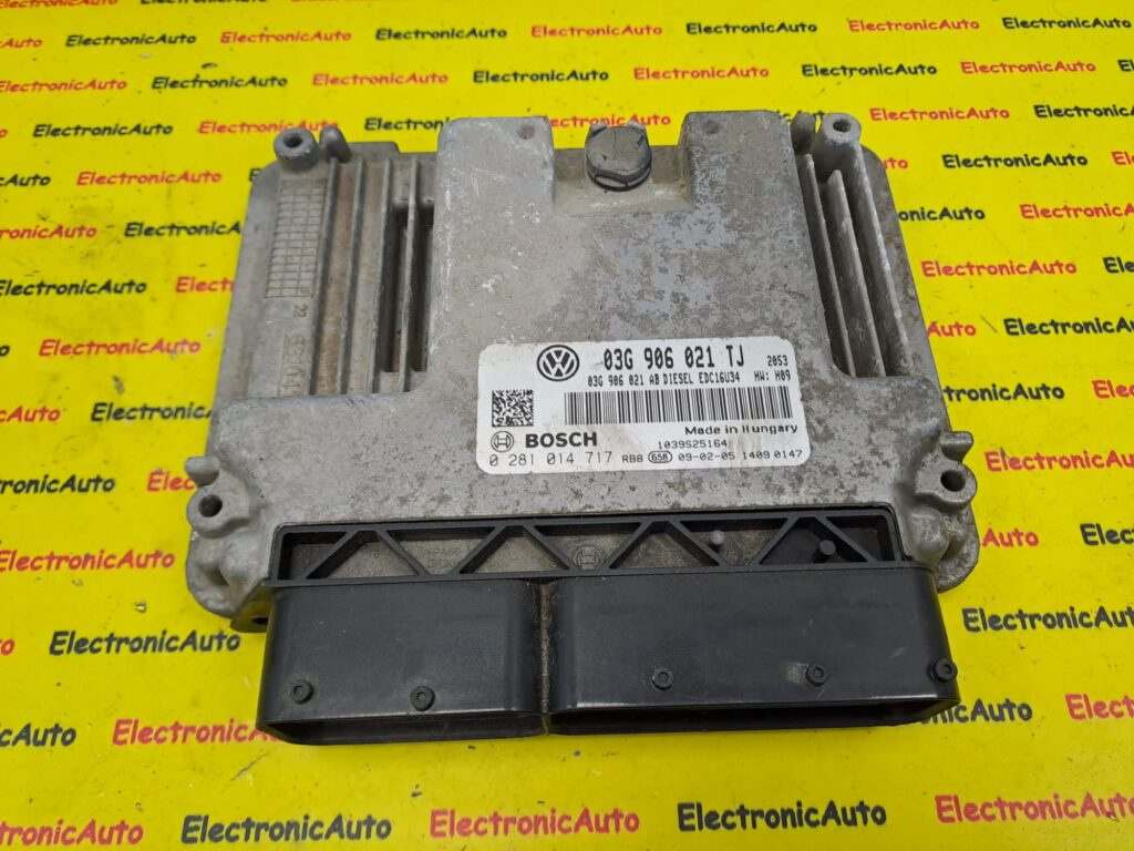 ECU Calculator motor VW GOLF 5, 03G906021TJ, 0281014717,