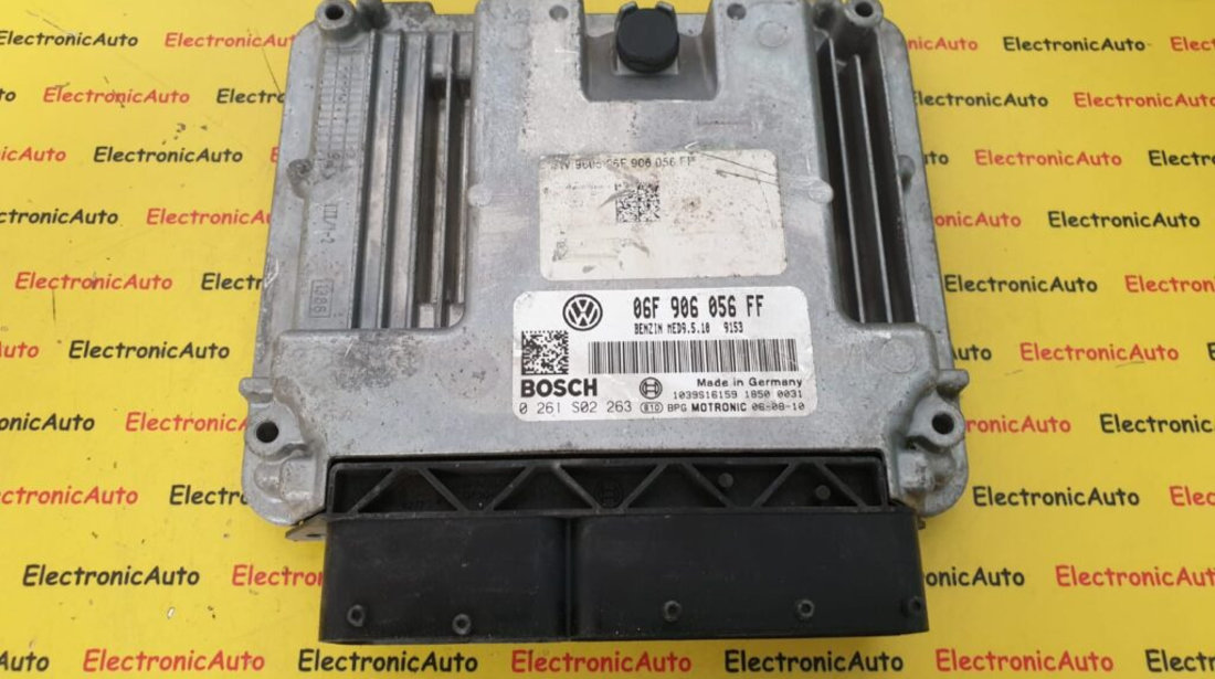 ECU Calculator Motor VW Golf 5/Jetta 2.0 FSi, 0261S02263, 06F 906 056 FF, MED9.5.10