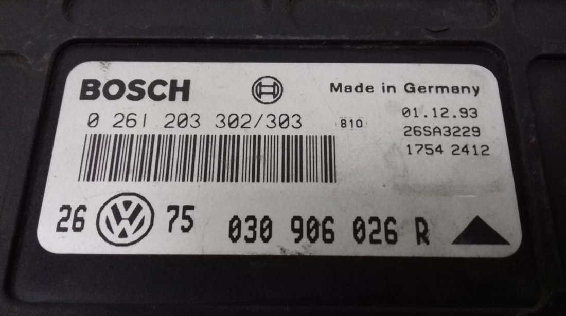 ECU Calculator Motor Vw Golf3 1.4, 0261203302/303