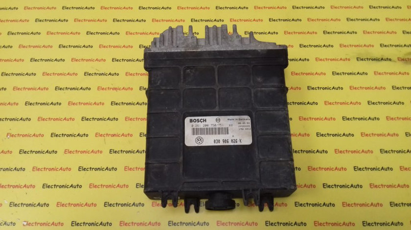 ECU Calculator Motor Vw Golf3 1.4, 030906026K, 0261200750/751