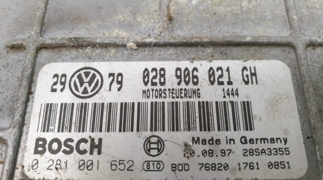 ECU Calculator Motor VW Golf3 1.9 TDi, 028906021GH, 0281001652,