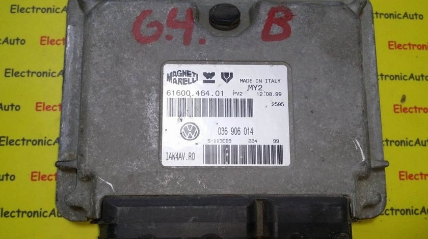ECU Calculator motor VW Golf4 1.4 036906014