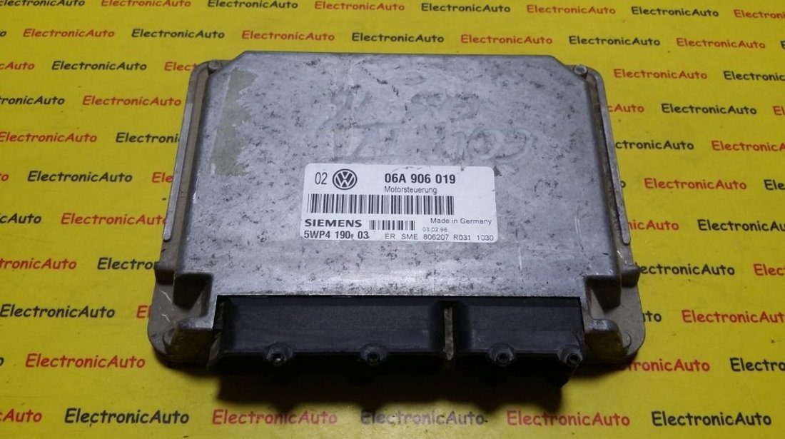 ECU Calculator motor VW Golf4 1.6 06A906019, 5WP419003