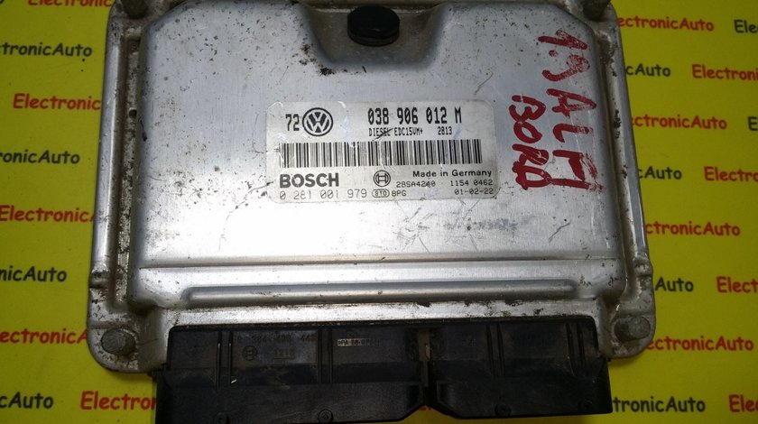 ECU Calculator motor VW Golf4 1.9 tdi 0281001979, 038906012M,