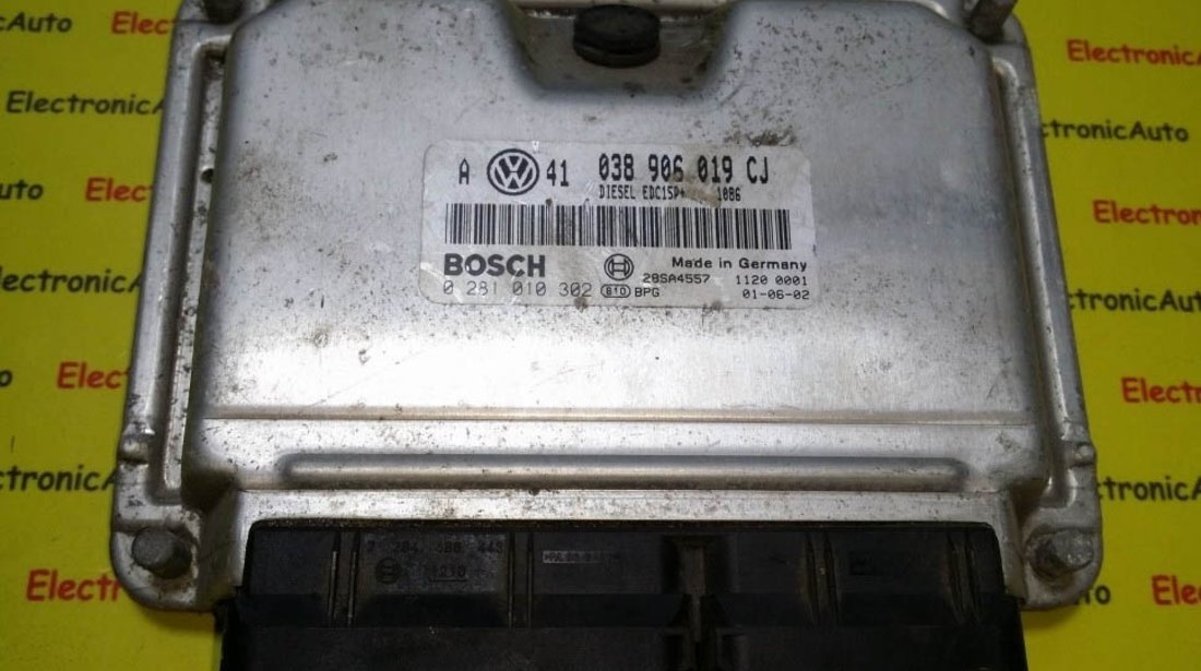 ECU Calculator motor VW Golf4 1.9 tdi 0281010302 038906019CJ