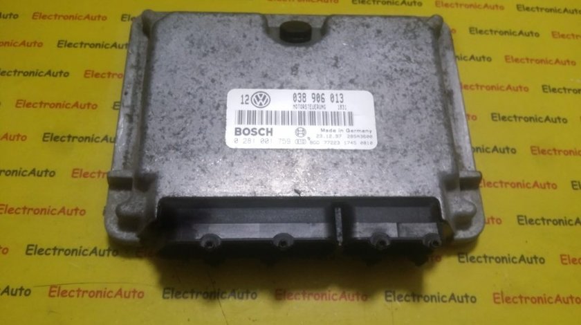 ECU Calculator motor VW Golf4 1.9SDI 0281001759, 038906013