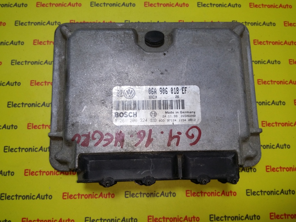 ECU Calculator motor VW Golf4 2.0 0261206324, 06A906018EF