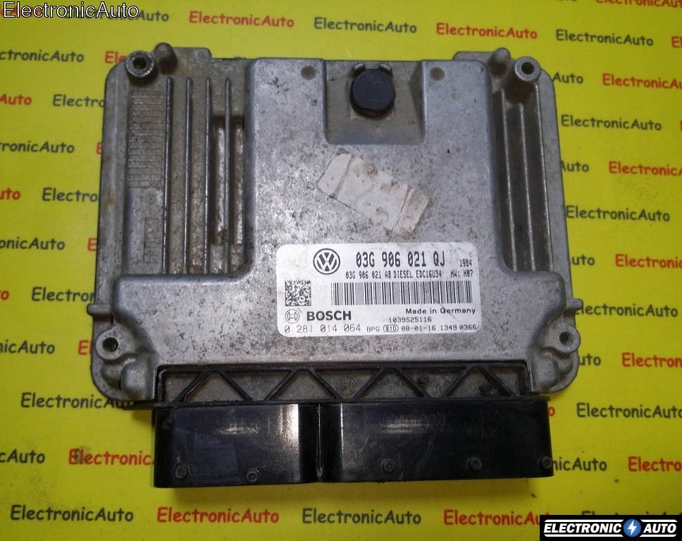 ECU Calculator motor VW Golf5, 0281014064, 03G906021QJ,