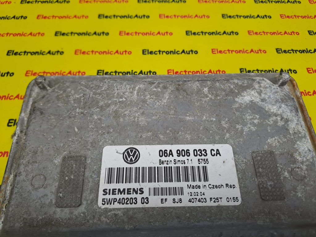 ECU Calculator motor VW Golf5 1.6 06A906033CA, 5WP4020303