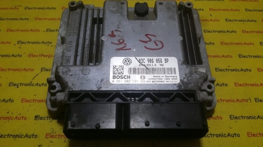 ECU Calculator motor VW Golf5 1.6FSI 0261S02124, 03C906056BP