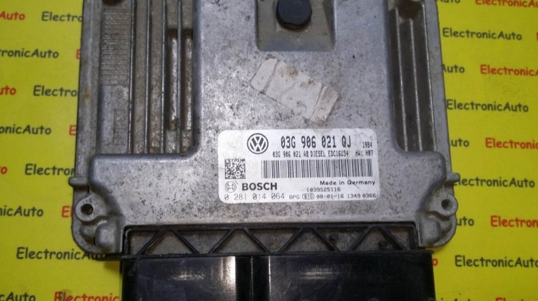 ECU Calculator motor VW Golf5 1.9 tdi 0281014064