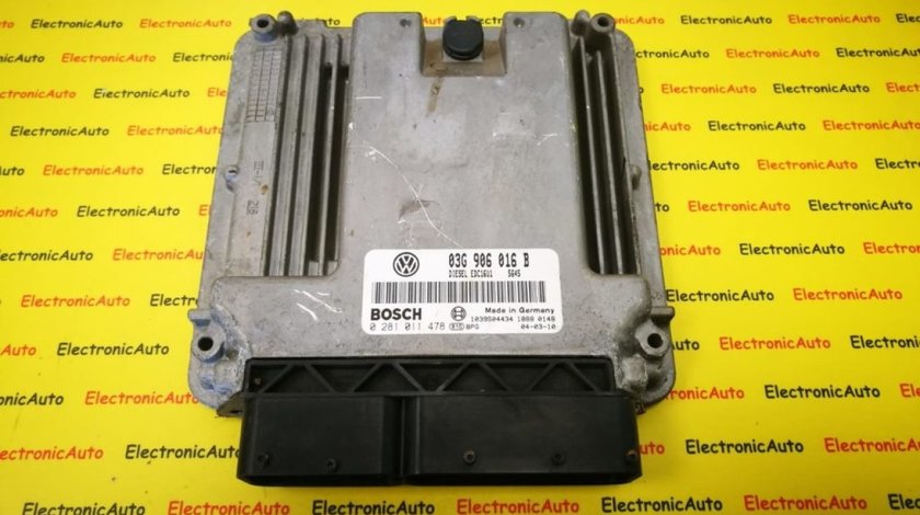 ECU Calculator motor VW Golf5 1.9 tdi 03G906016B 0281011478