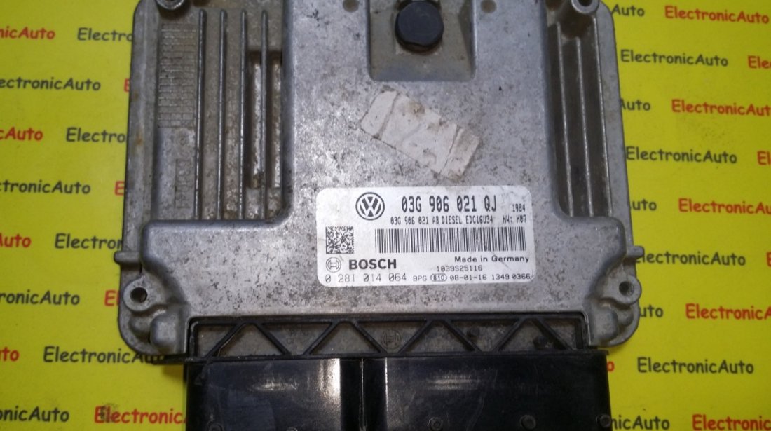 ECU Calculator motor VW Golf5 1.9TDI 0281014064