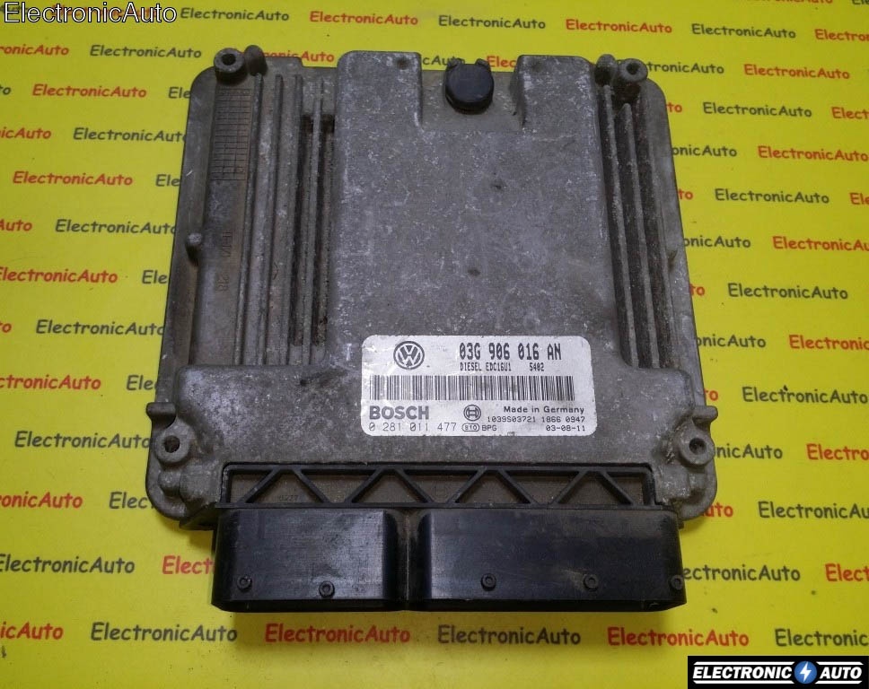 ECU Calculator motor VW Golf5 2.0TDI 0281011477, 03G906016AN,