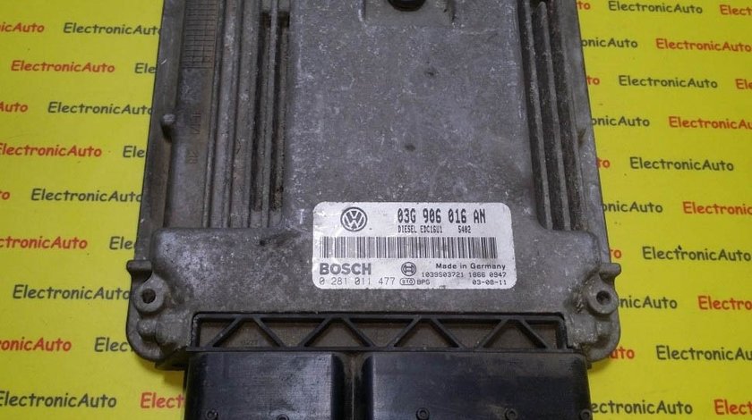 ECU Calculator motor VW Golf5 2.0TDI 0281011477, 03G906016AN