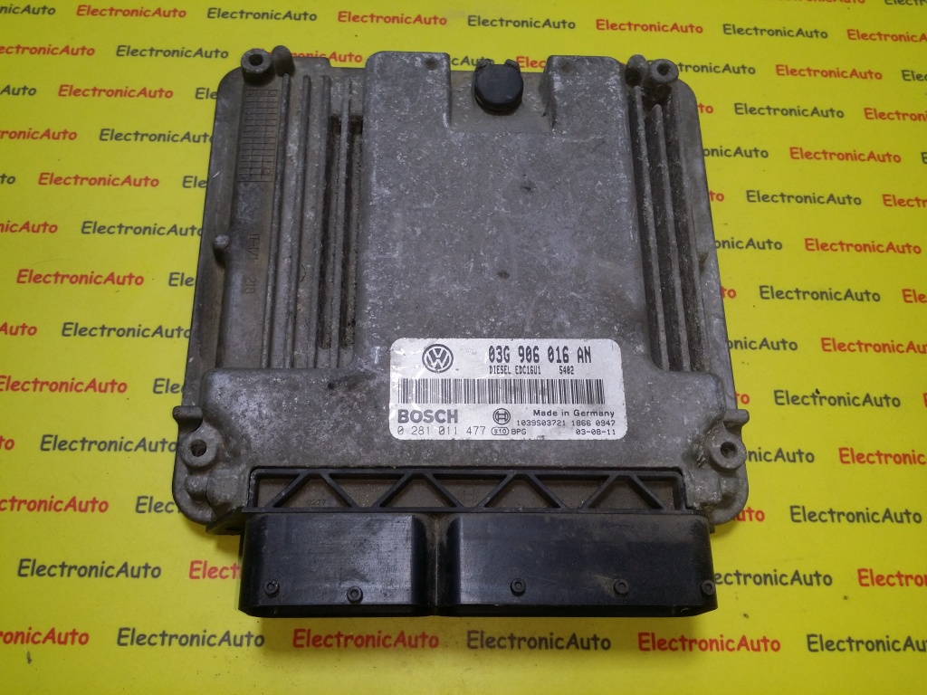 ECU Calculator motor VW Golf5 2.0TDI 0281011477, 03G906016AN