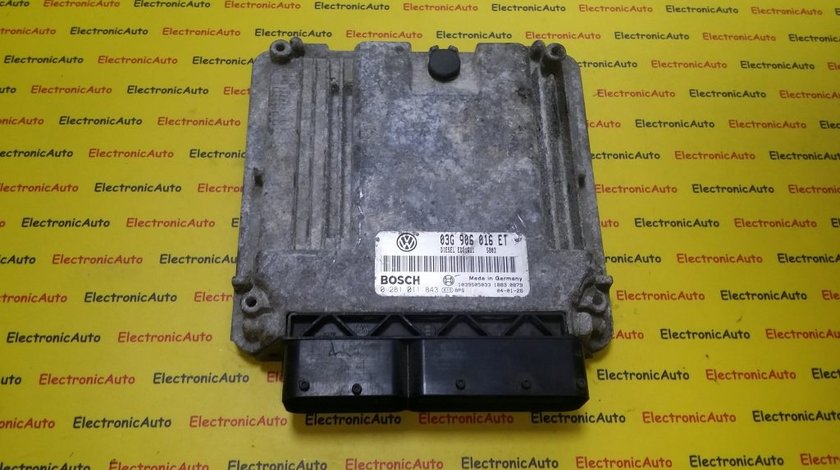 ECU Calculator motor VW Golf5 2.0TDI 0281011843, 03G906016ET