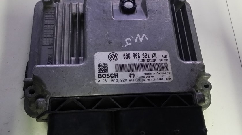 ECU Calculator motor VW Golf5 2.0TDI 0281013228 EDC16U34 BKD 140CP