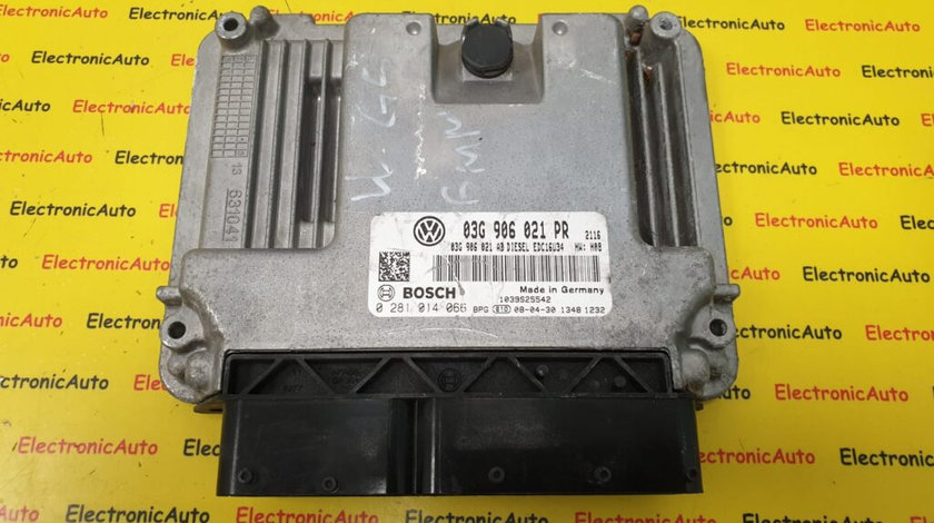ECU Calculator Motor VW Golf5 2.0TDi, 03G906021PR, 0281014066, EDC16U34