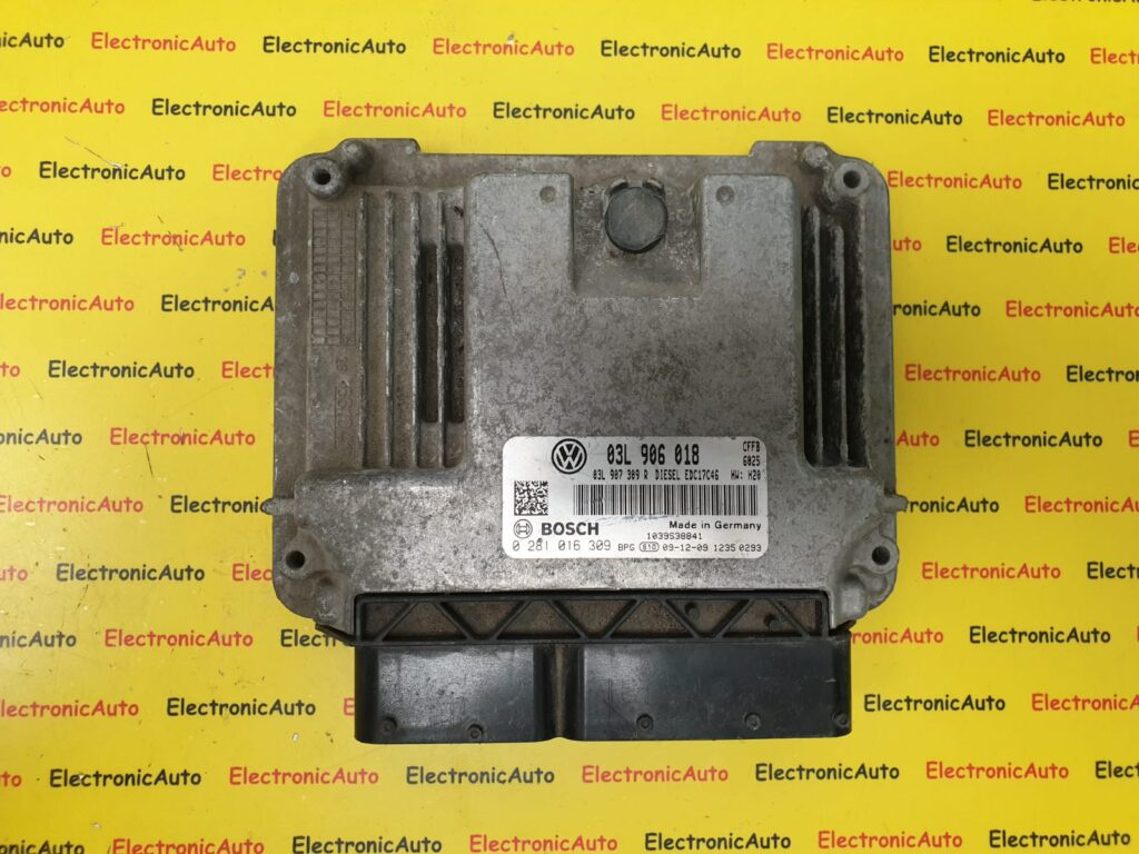 ECU Calculator motor VW Golf6 2.0 TDi, 03L906018, 0281016309