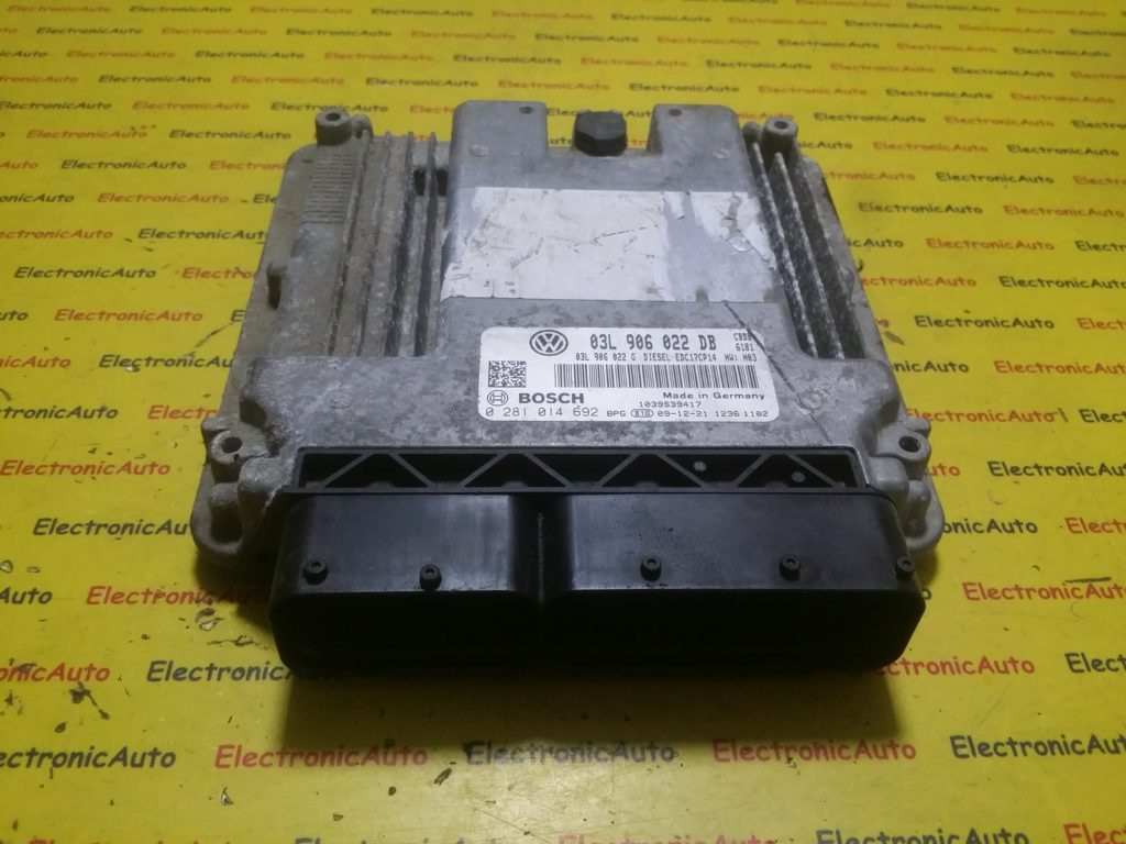 ECU Calculator motor VW Golf6 2.0TDI 0281014692, 03L906022DB