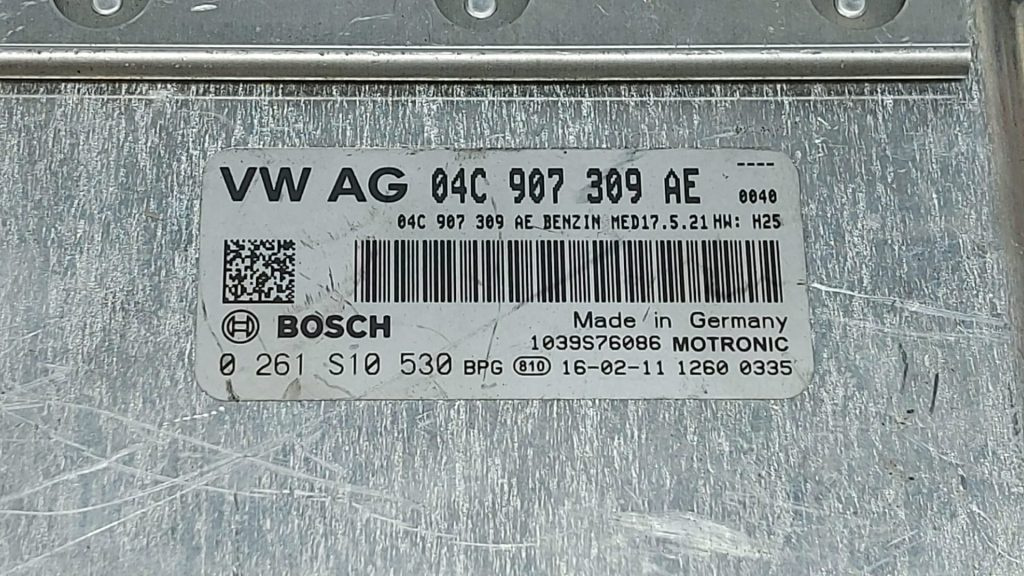ECU Calculator motor VW Golf7, 04C907309AE, 0261S10530,
