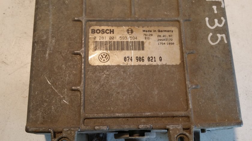 ECU Calculator motor VW LT 2.5SDI 074906021Q 0281001593